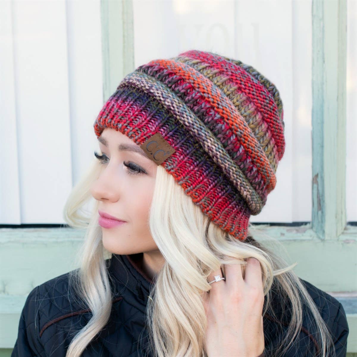 CC Comfy Striped Beanie