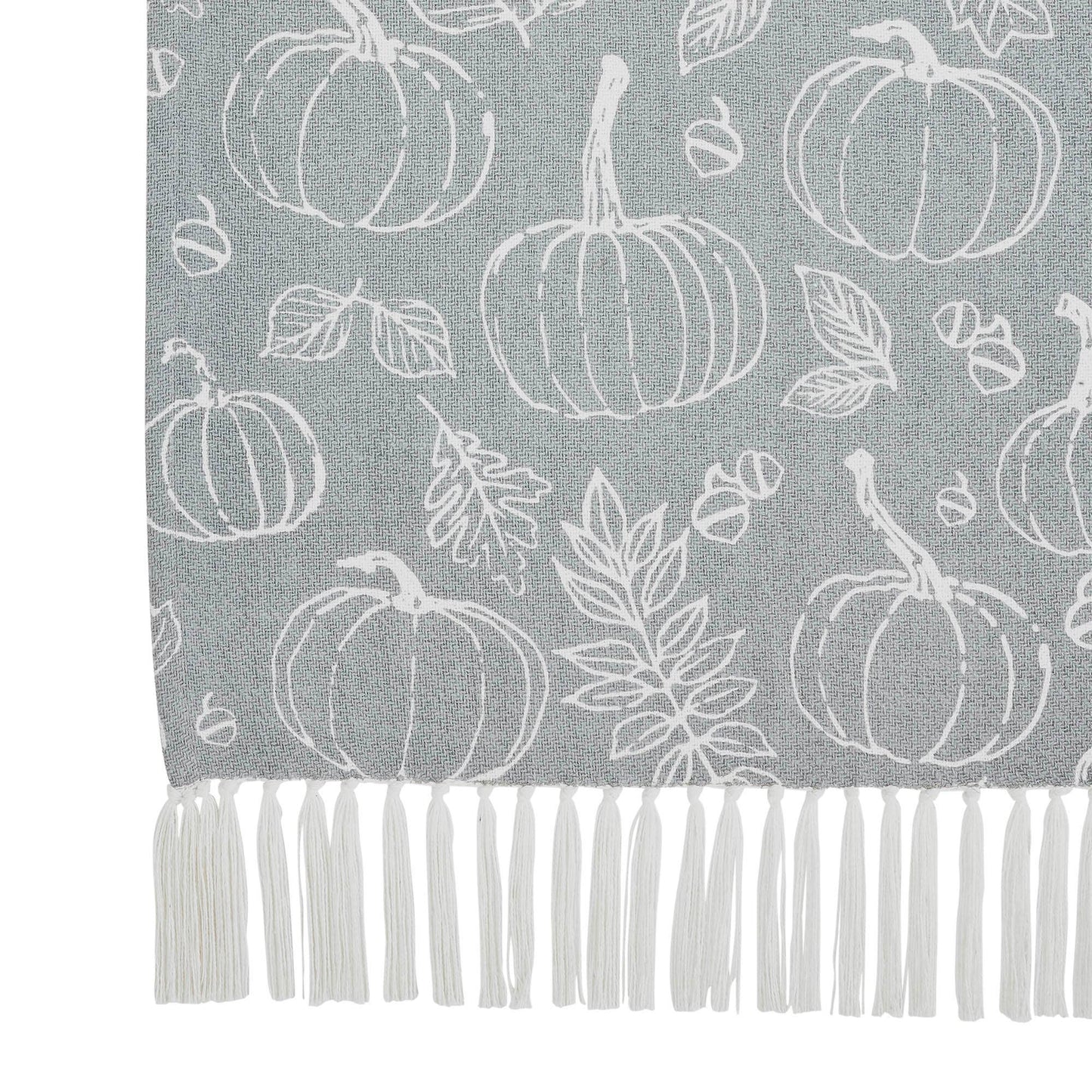 Gray Fall Pumpkin Throw Blanket 50x60