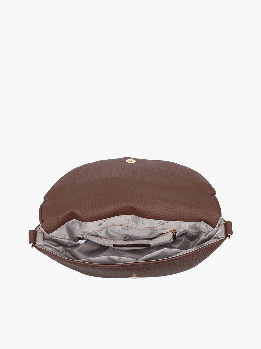 Alessandra Foldover Crescent Crossbody