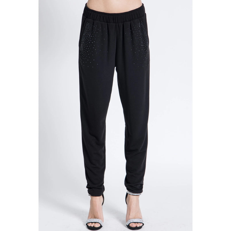Rhinestone Joggers w/ Pockets