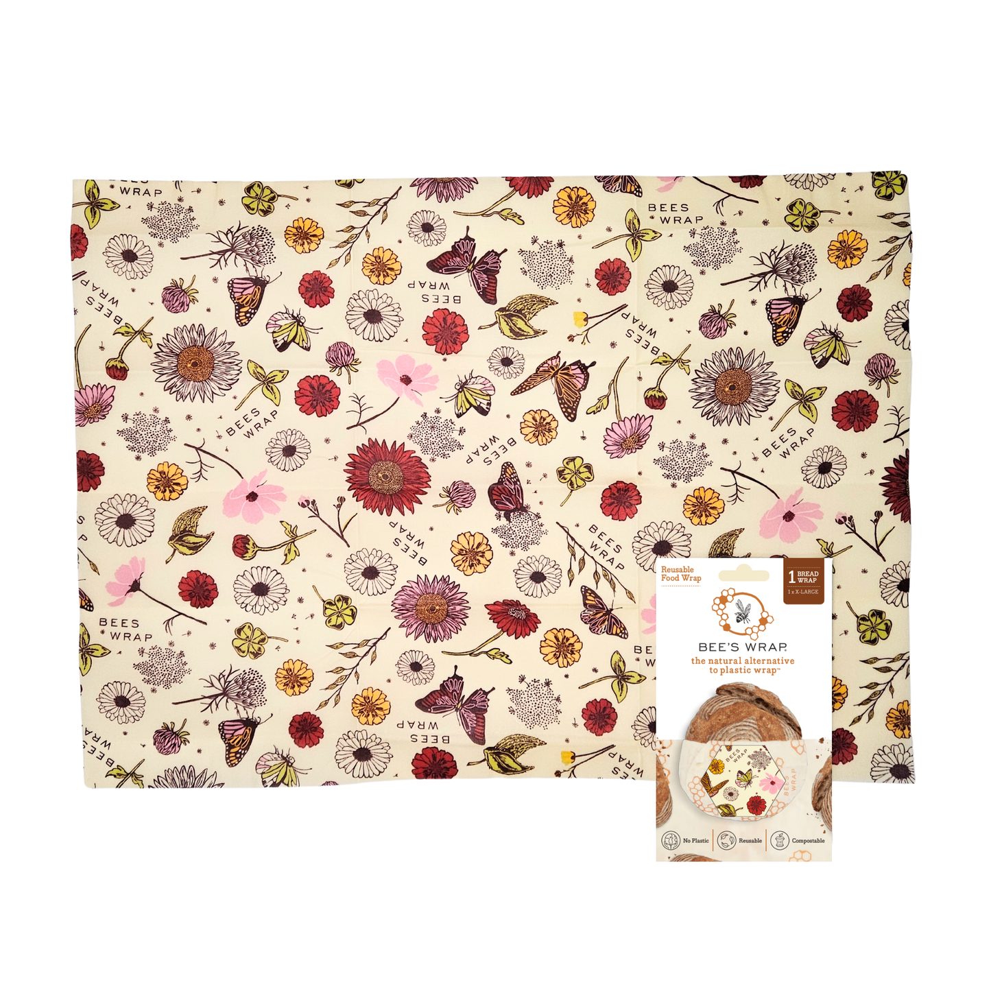 Bee's Wrap - Bread Wrap - Meadow Magic