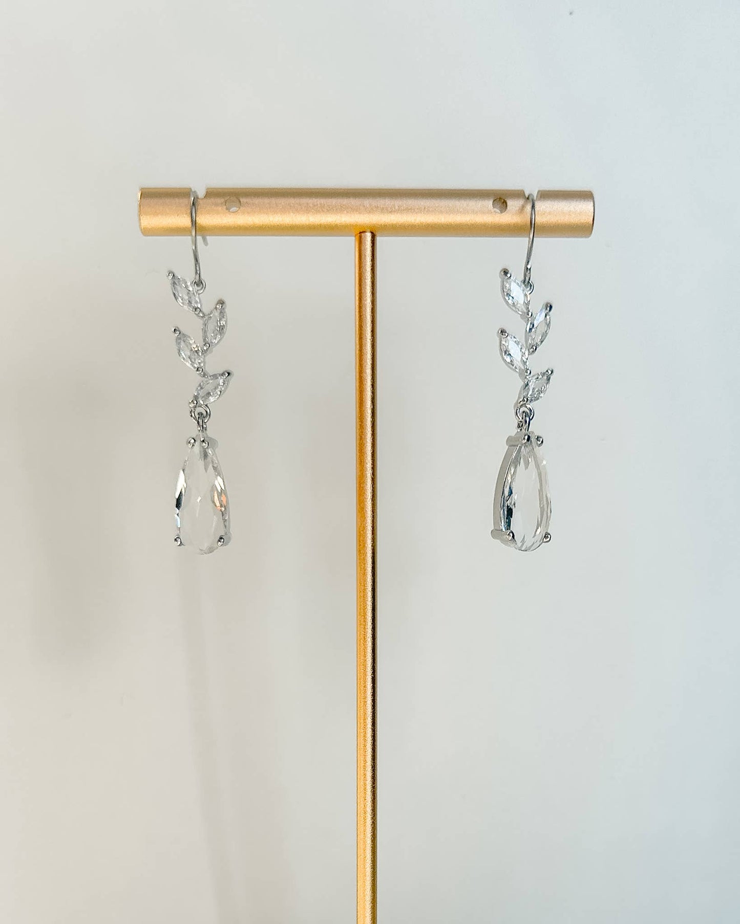 Willow Earrings - Silver Wedding Earrings