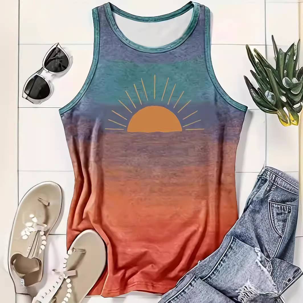 Sunrise Tank Top – Threads Boutique