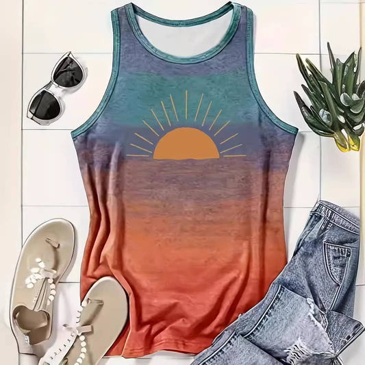 Sunrise Tank Top – Threads Boutique
