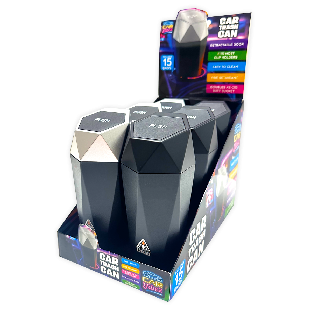 Mini Cup Holder Vehicle Trash Can