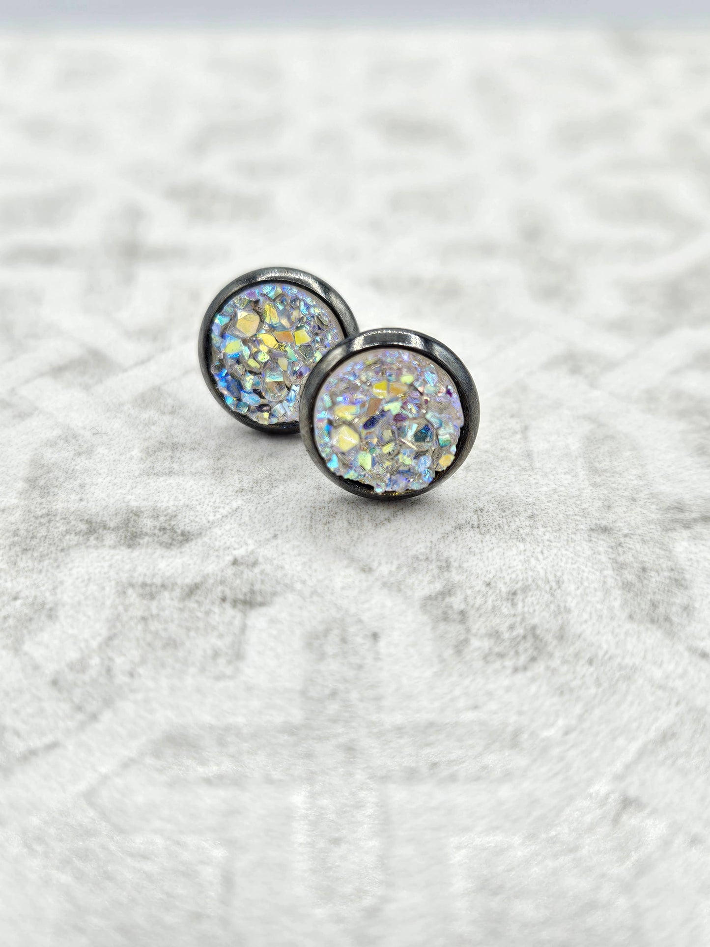 Iridescent Ice Studs