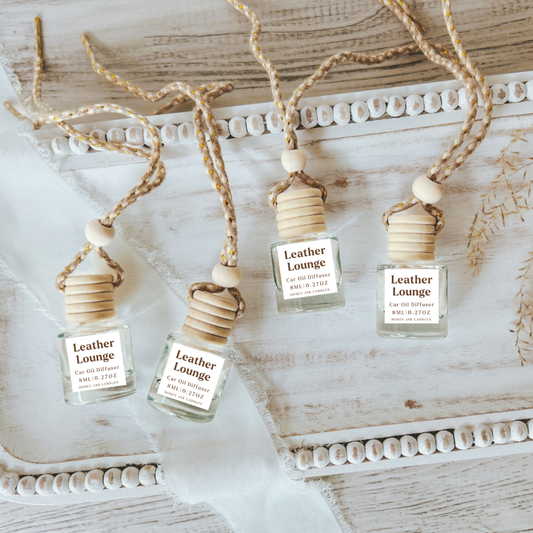 Hanging Car Diffusers | Leather Lounge - Threads Boutique
