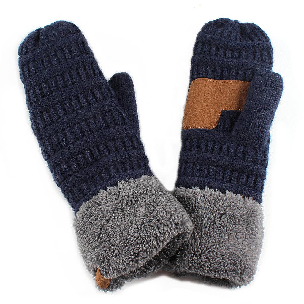 CC Color Block Unisex Mittens