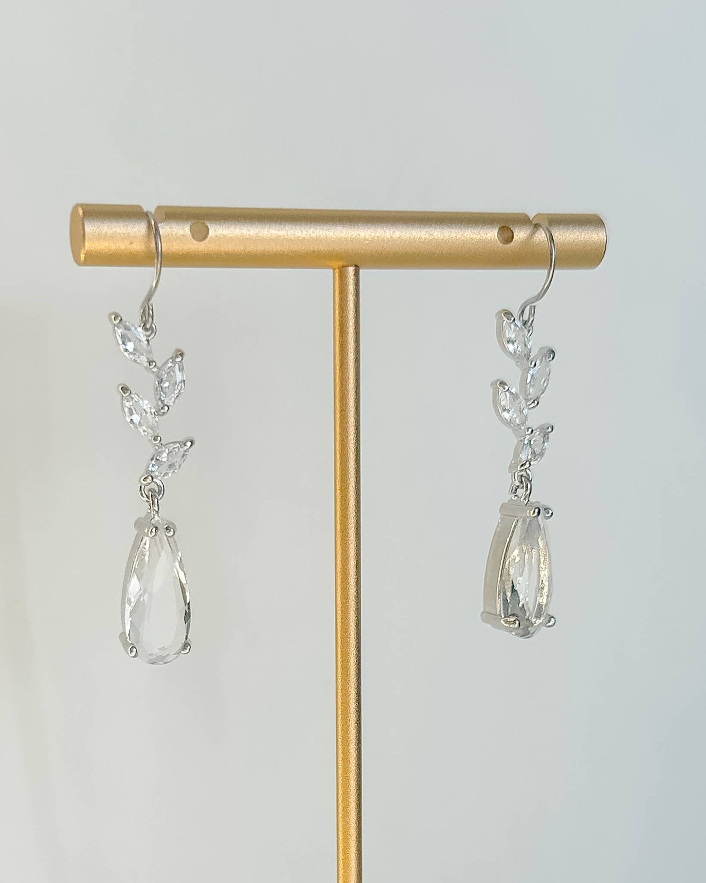 Willow Earrings - Silver Wedding Earrings