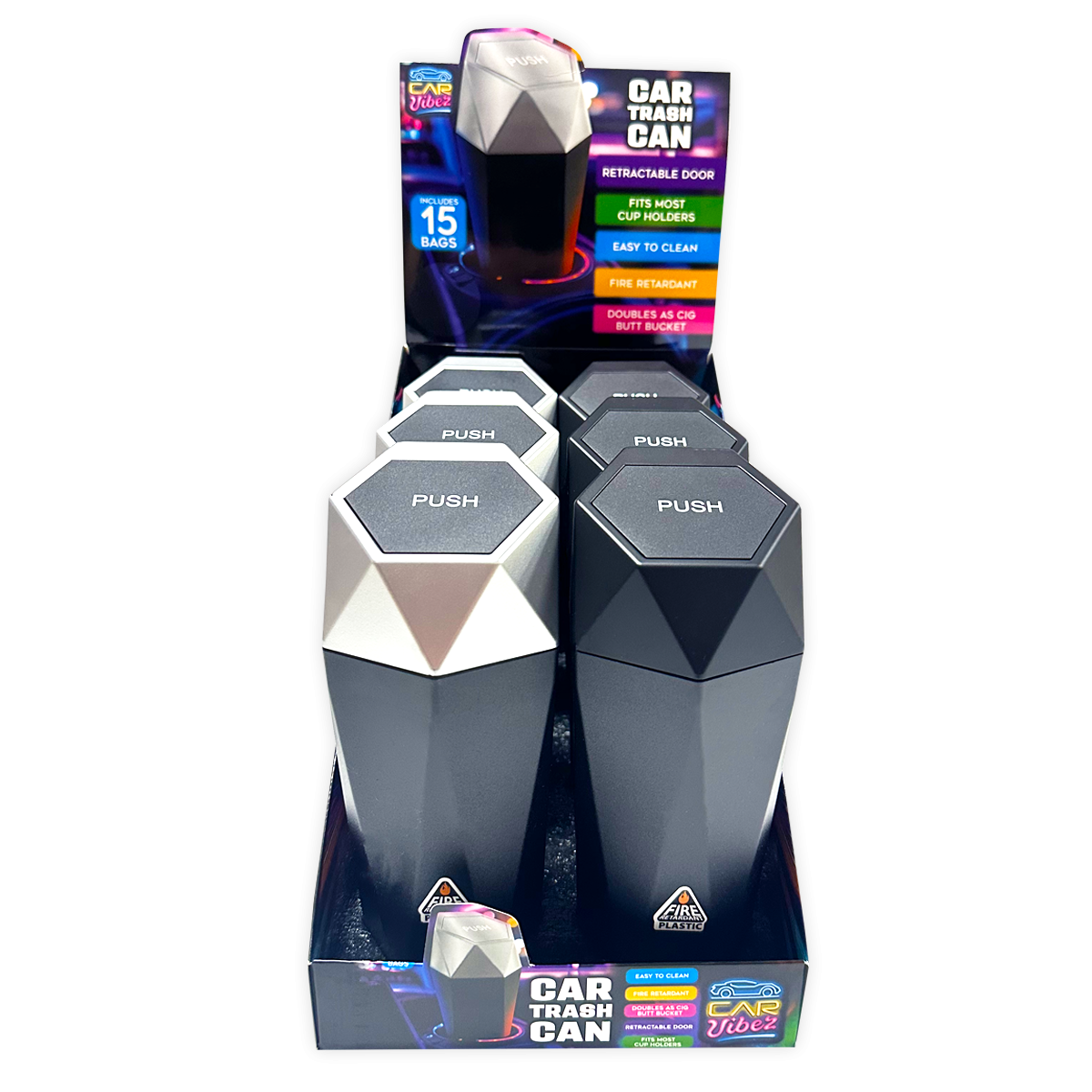Mini Cup Holder Vehicle Trash Can