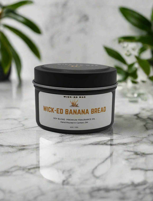 Banana Nut Bread Scented 4oz Candle