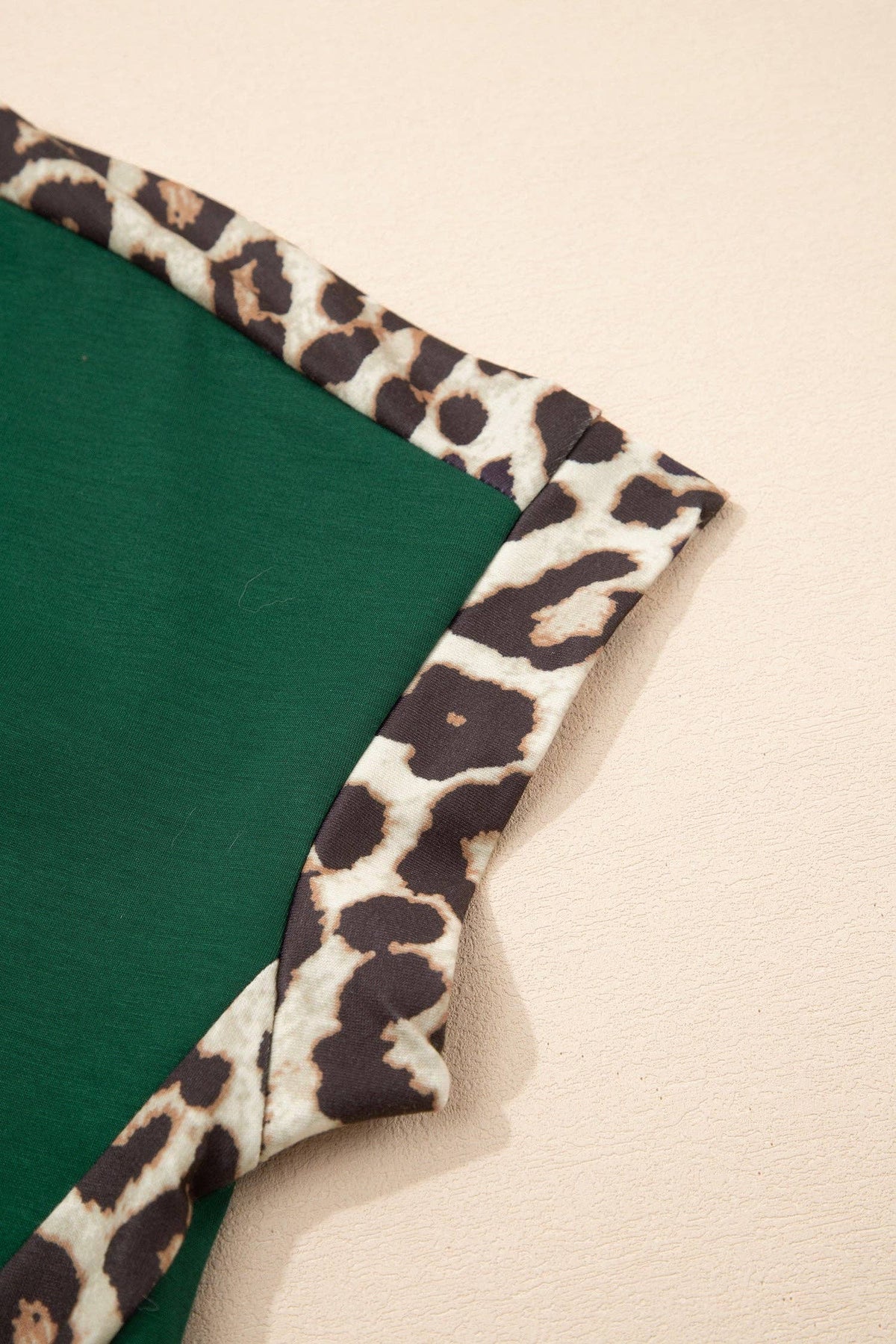 Sea Green Leopard T Shirt