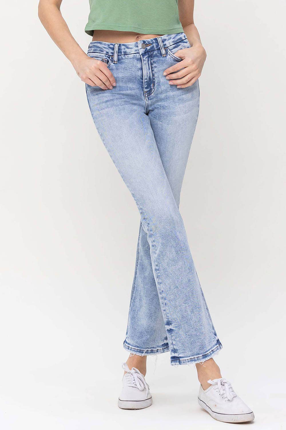 Vervet High Rise Bootcut Light Wash