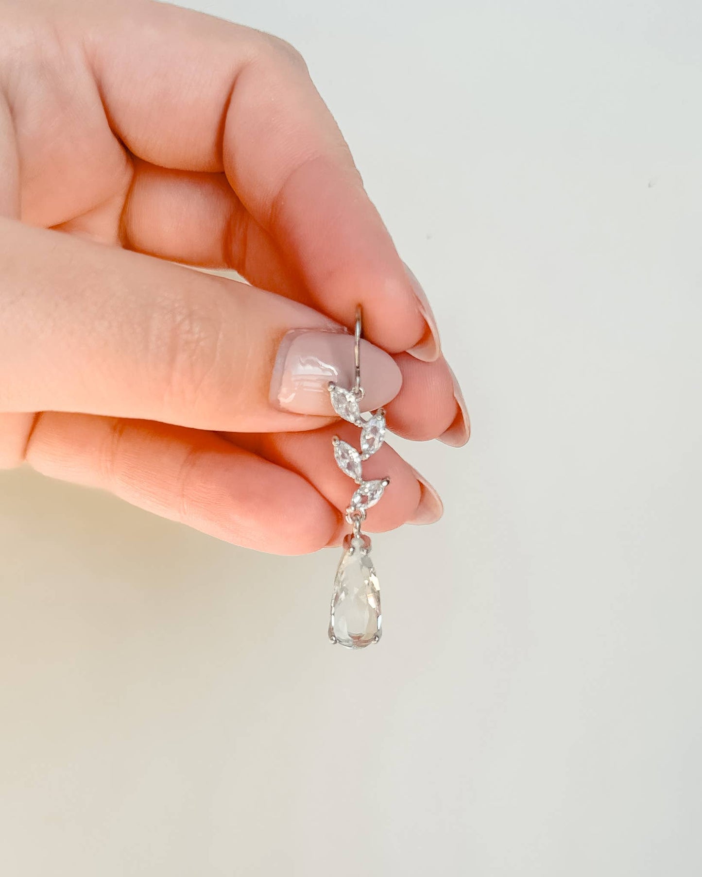 Willow Earrings - Silver Wedding Earrings