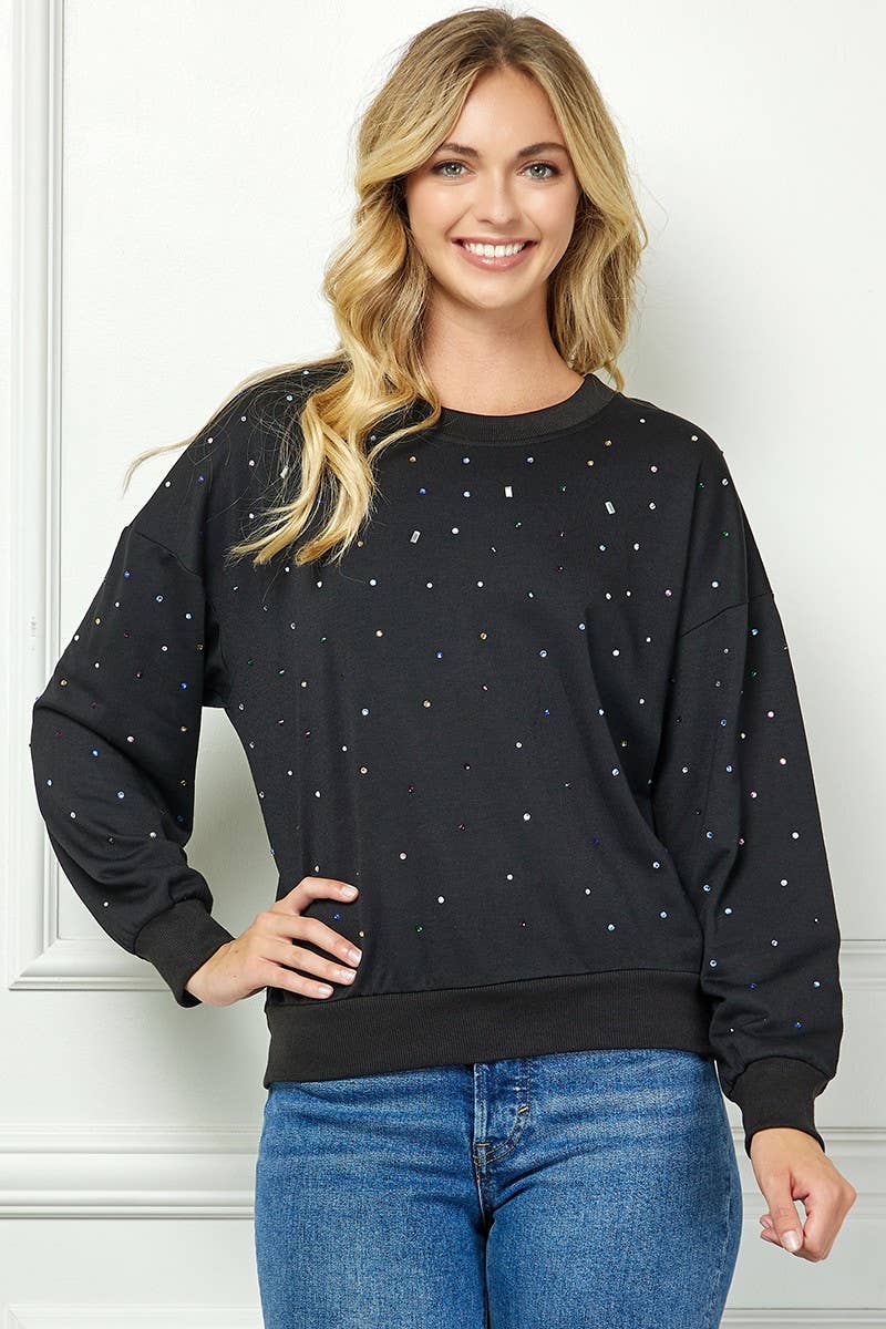 Gabby Rhinestone Sweatshirt