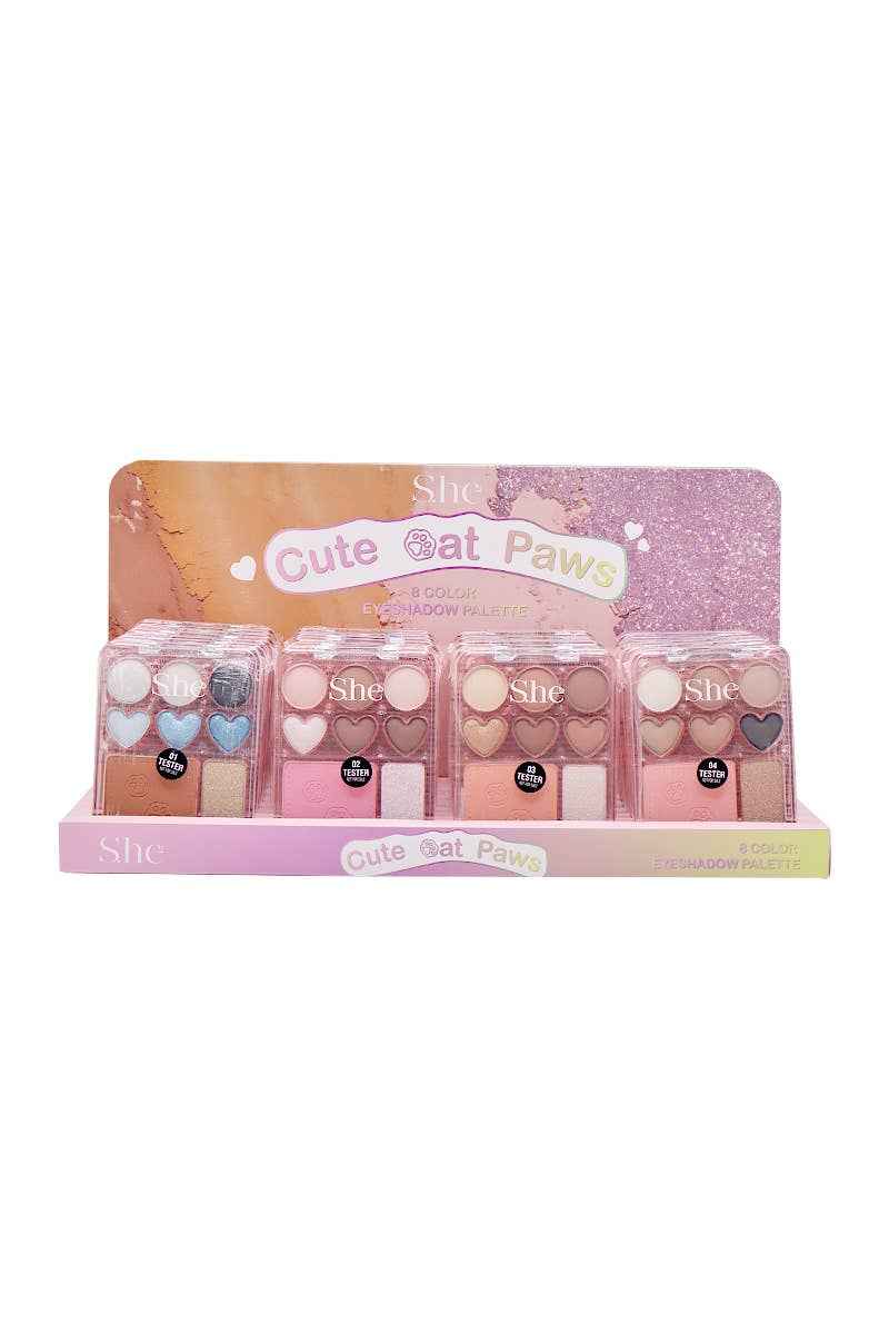 Cute Cat Paws Eyeshadow Palette