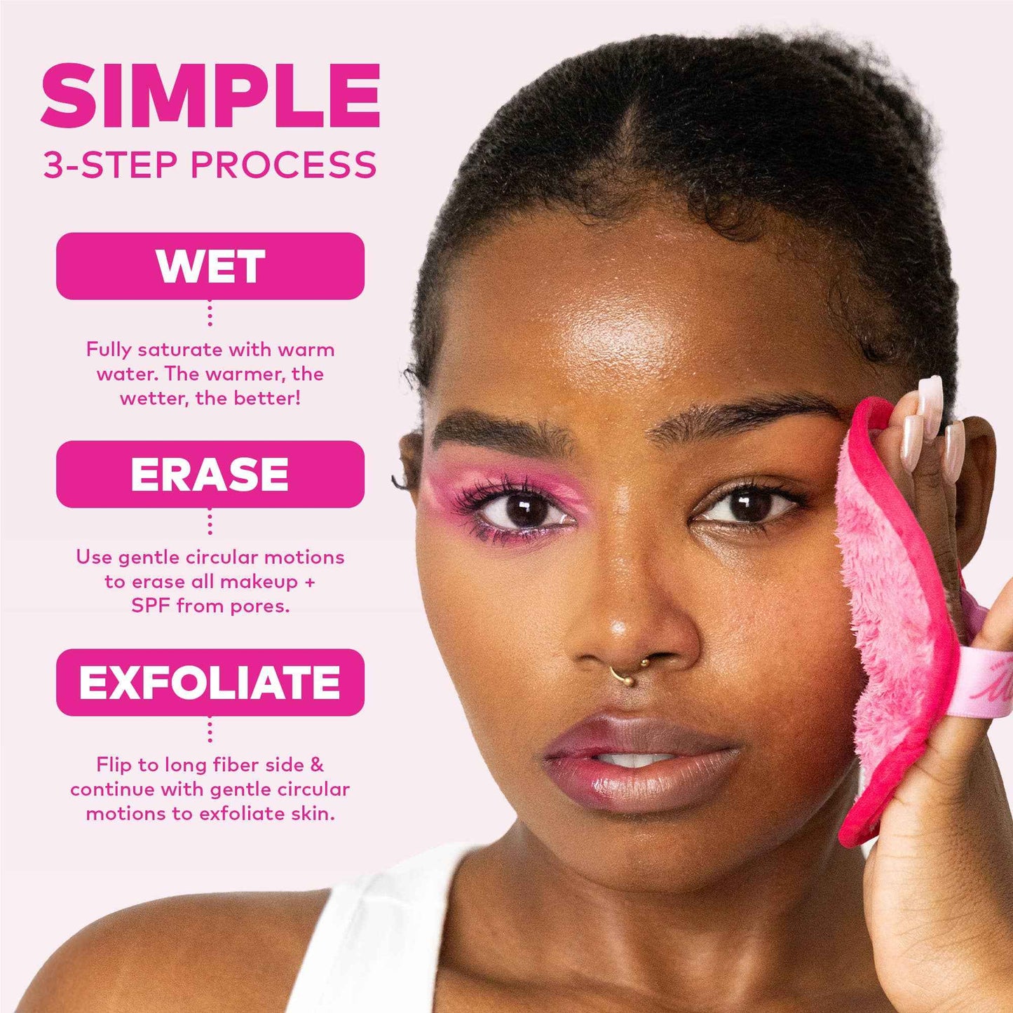 The Original MakeUp Eraser - Original Pink MakeUp Eraser PRO | Best Seller