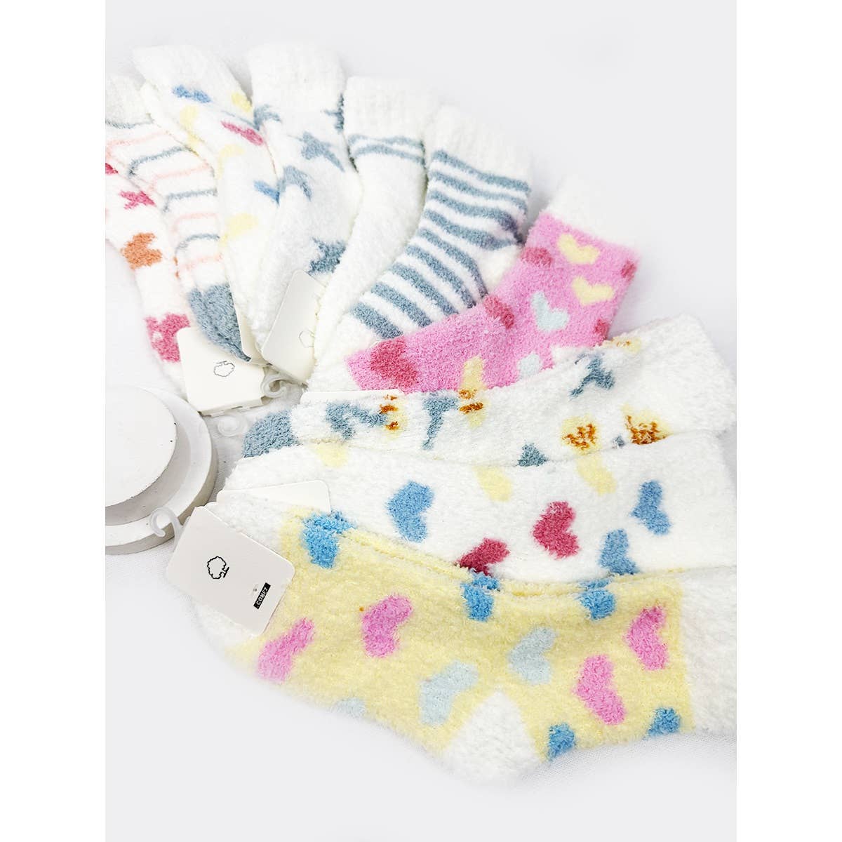 Soft Tone Comfy Winter Design Socks - Threads Boutique