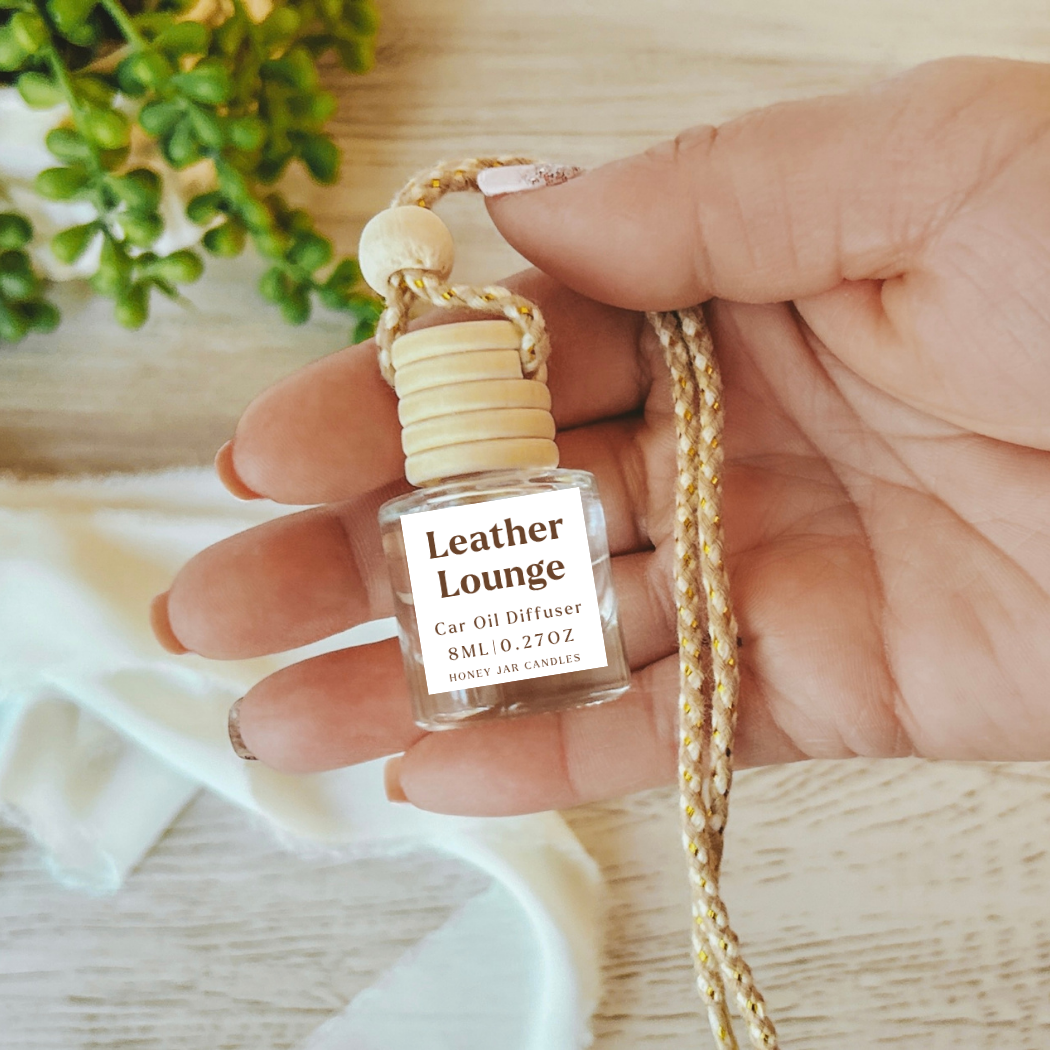 Hanging Car Diffusers | Leather Lounge - Threads Boutique