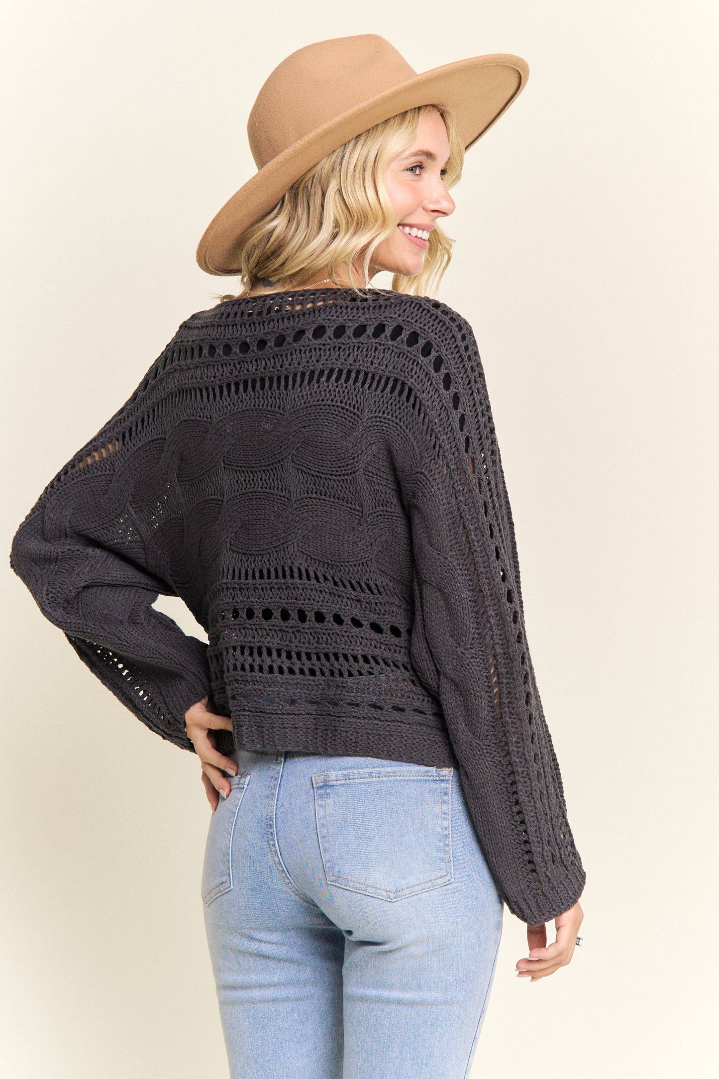 Madelyn Open Knit Sweater
