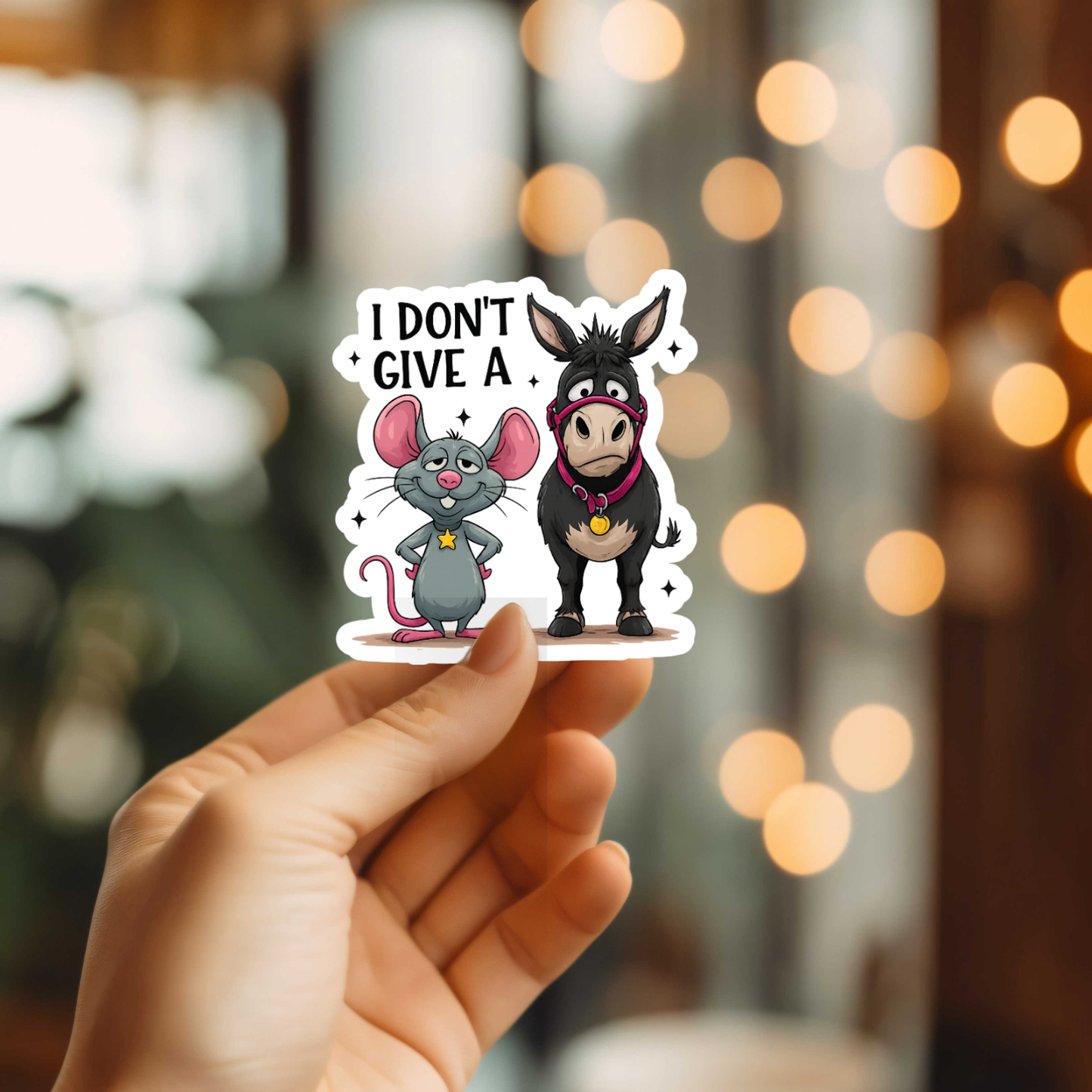 Funny I Don't Give A Sticker