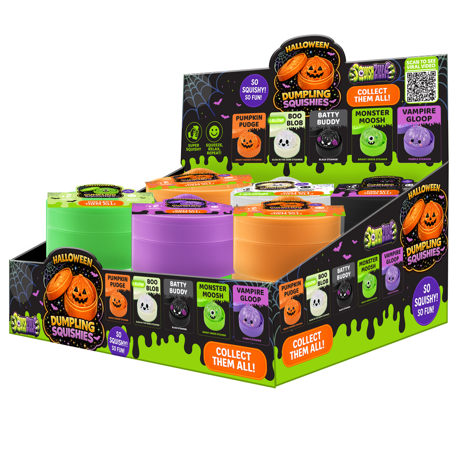 Halloween Dumpling Squishy Toy
