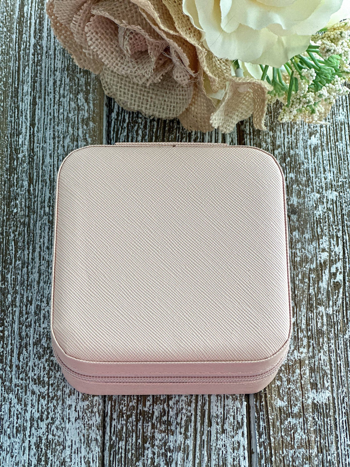 Pink Travel Jewelry Box