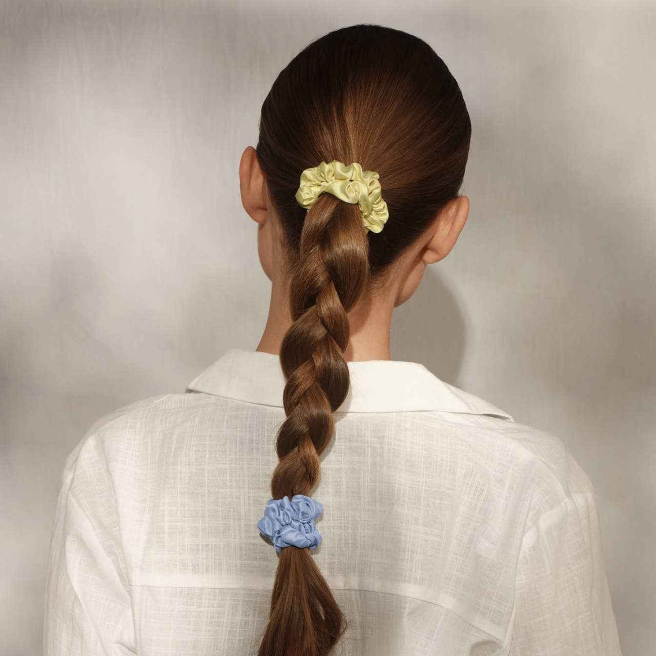 Ruched Satin Scrunchies