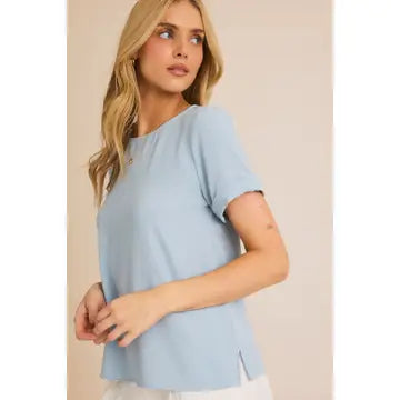 Fold Sleeve Top
