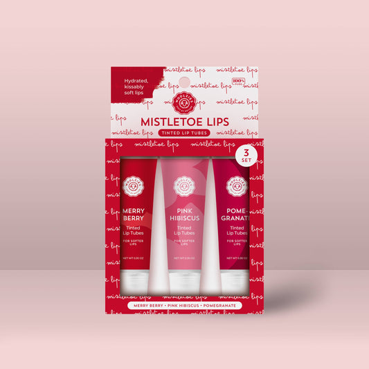 Mistletoe Lips - Set Of 3