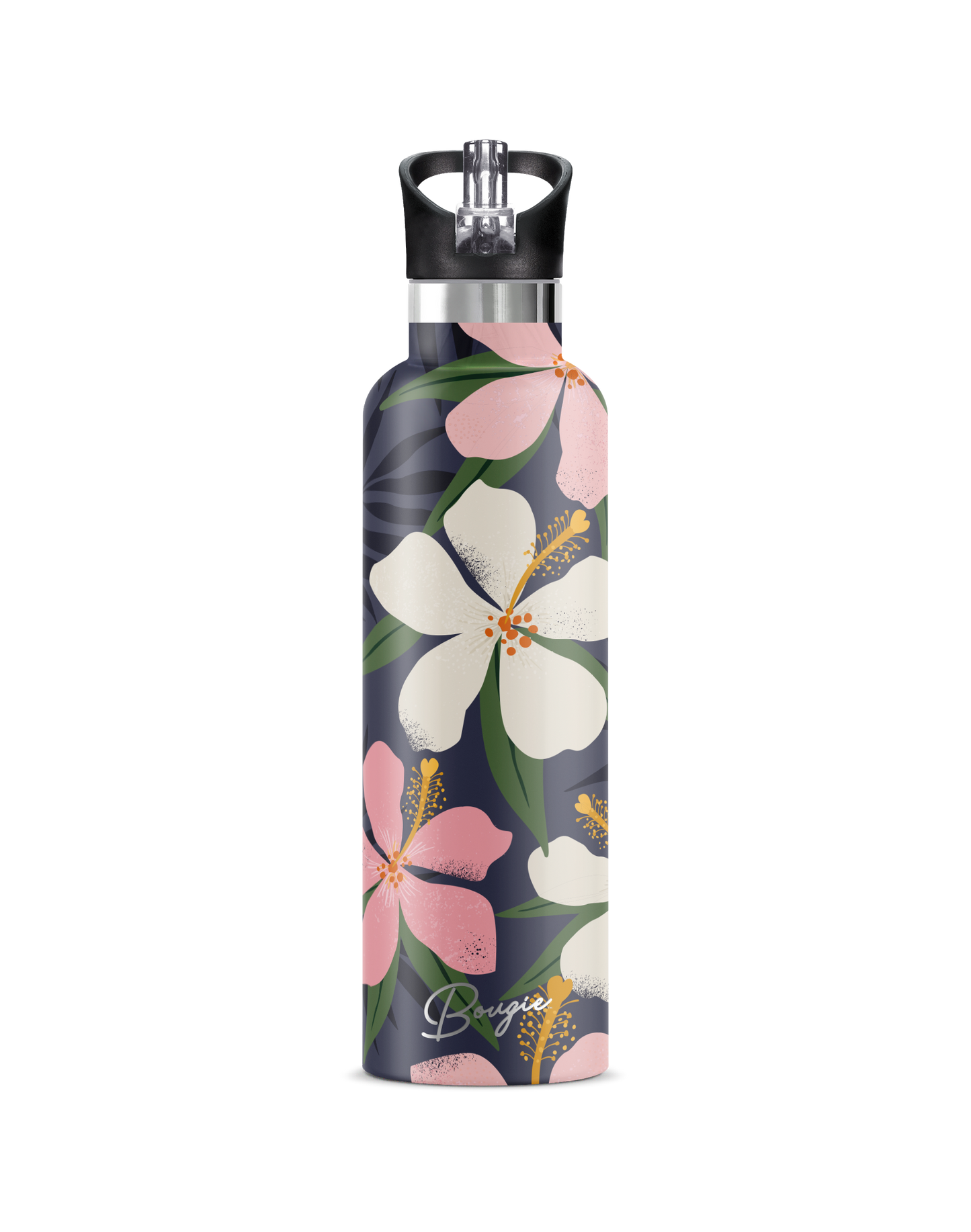 ALOALO Tropical Flower Insulated Water Bottle