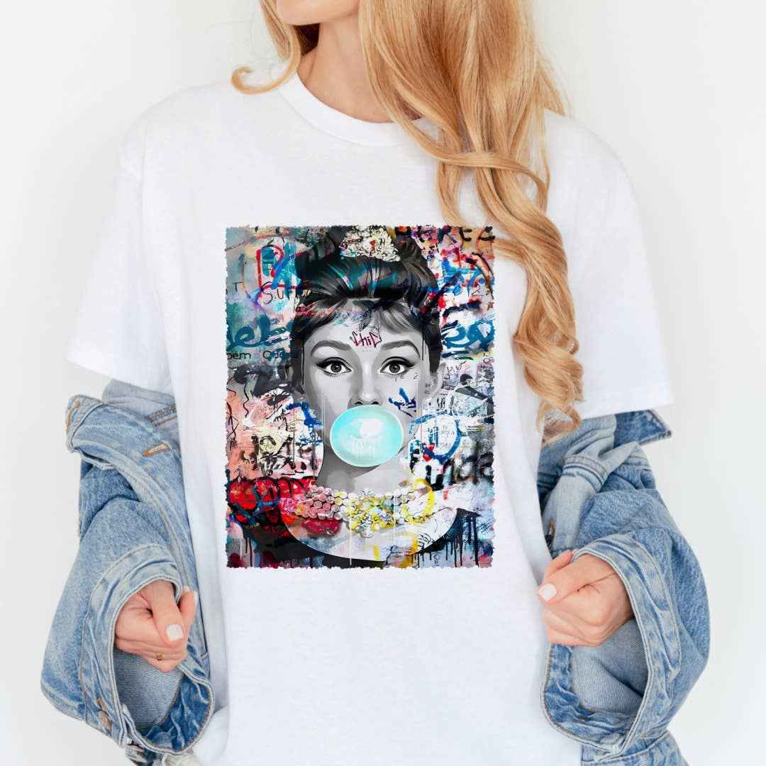 Urban Edge Co. - Graffiti  Audrey Graphic Tee #422