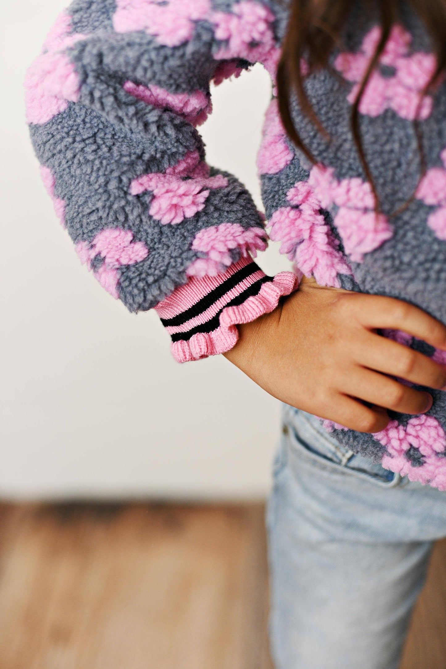 Pink Daisy Sweater