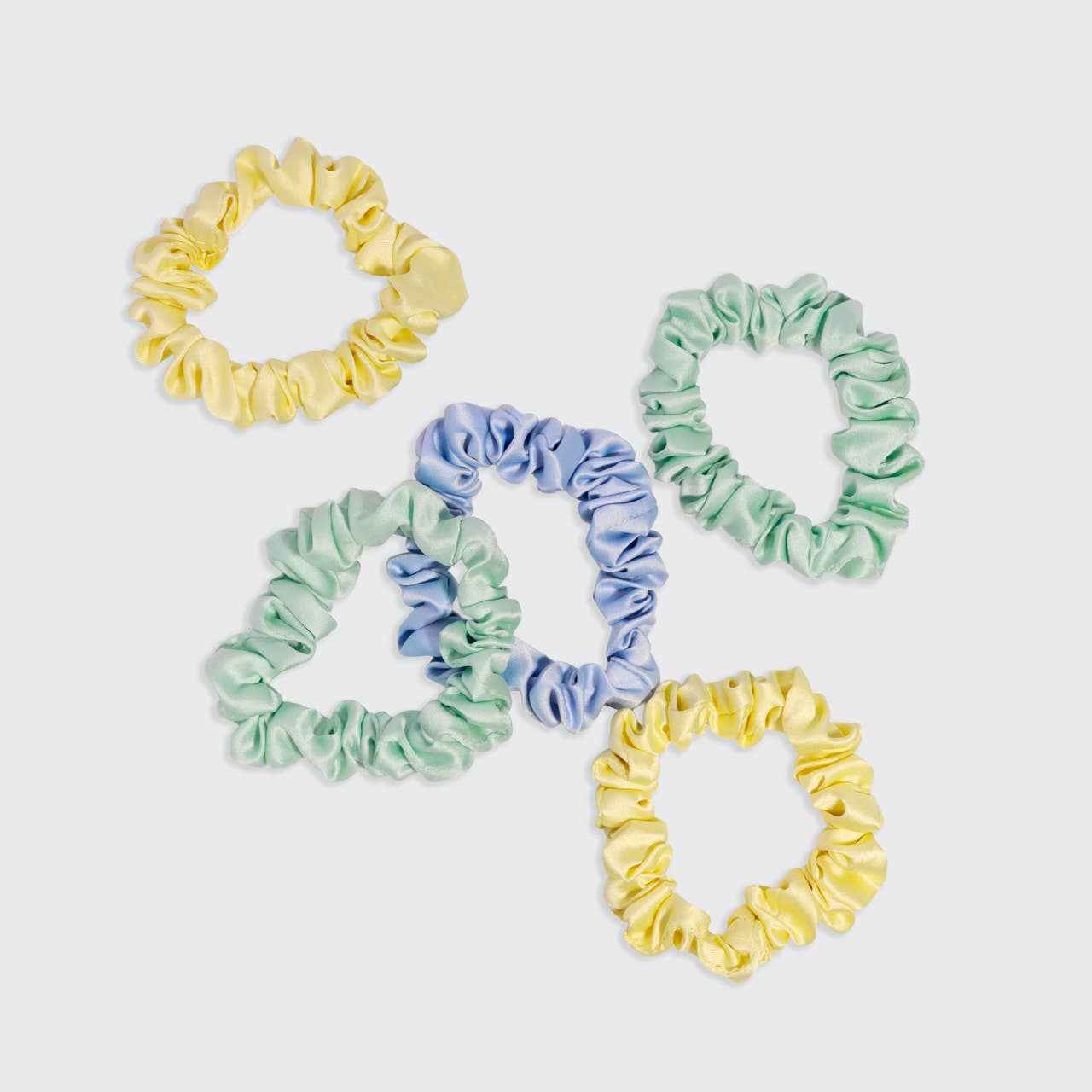 Ruched Satin Scrunchies