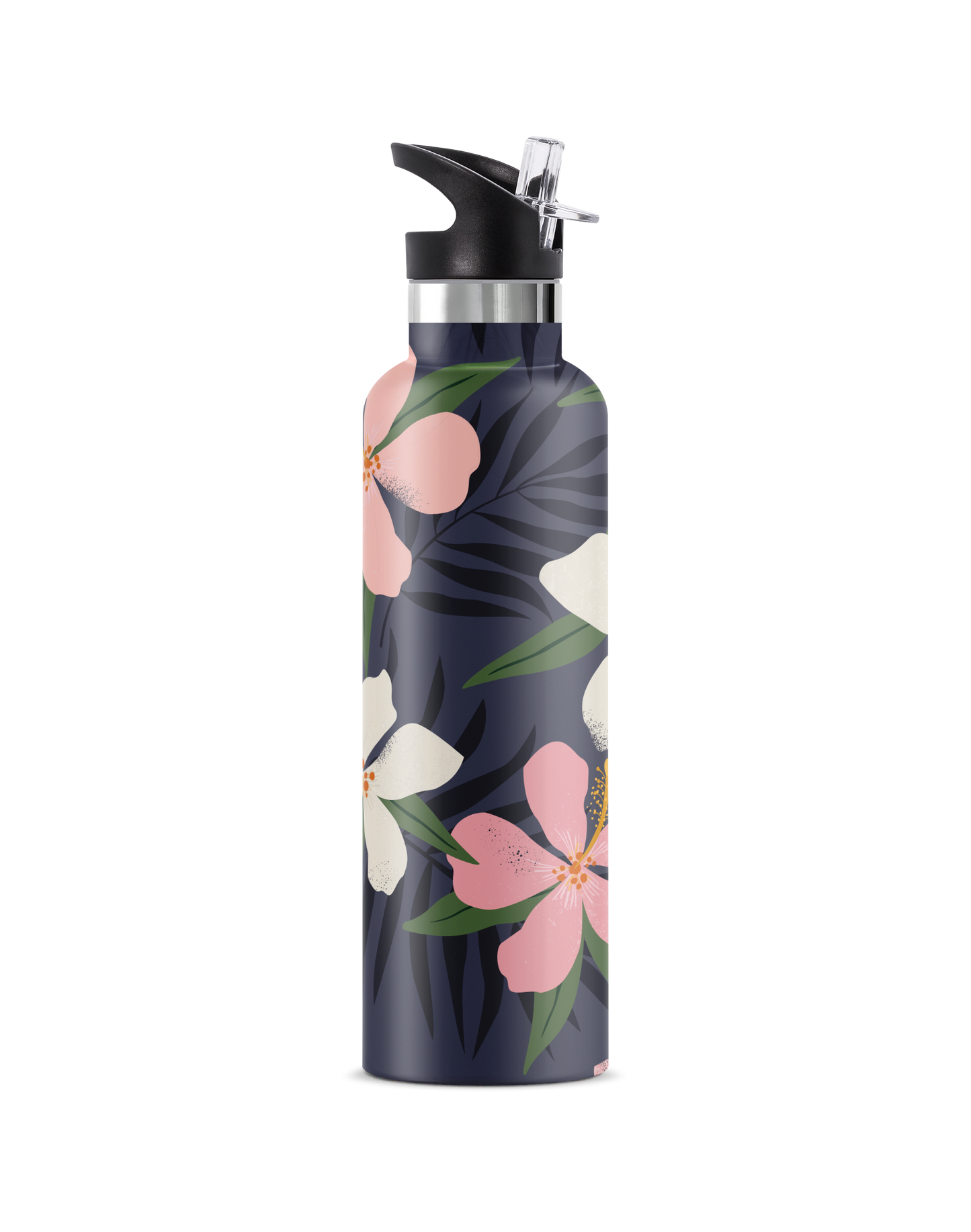 ALOALO Tropical Flower Insulated Water Bottle