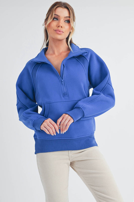 Funnel Neck Half Zip