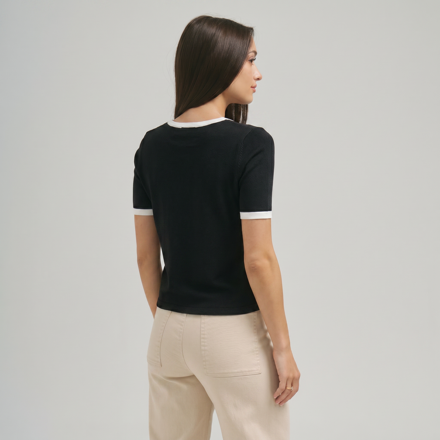 Chelsea Contrast knit top