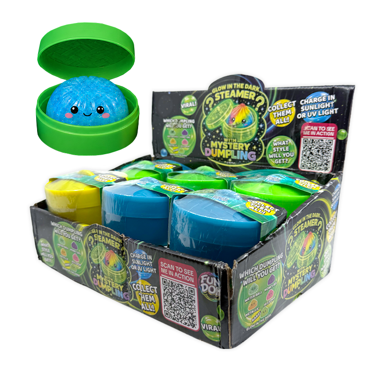 Glow-in-the-Dark Mystery Dumpling Squishy Toy
