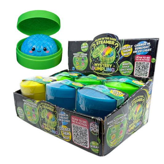 Glow-in-the-Dark Mystery Dumpling Squishy Toy