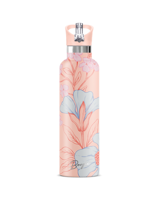 GEORGIANA Peach Insulated Water Bottle