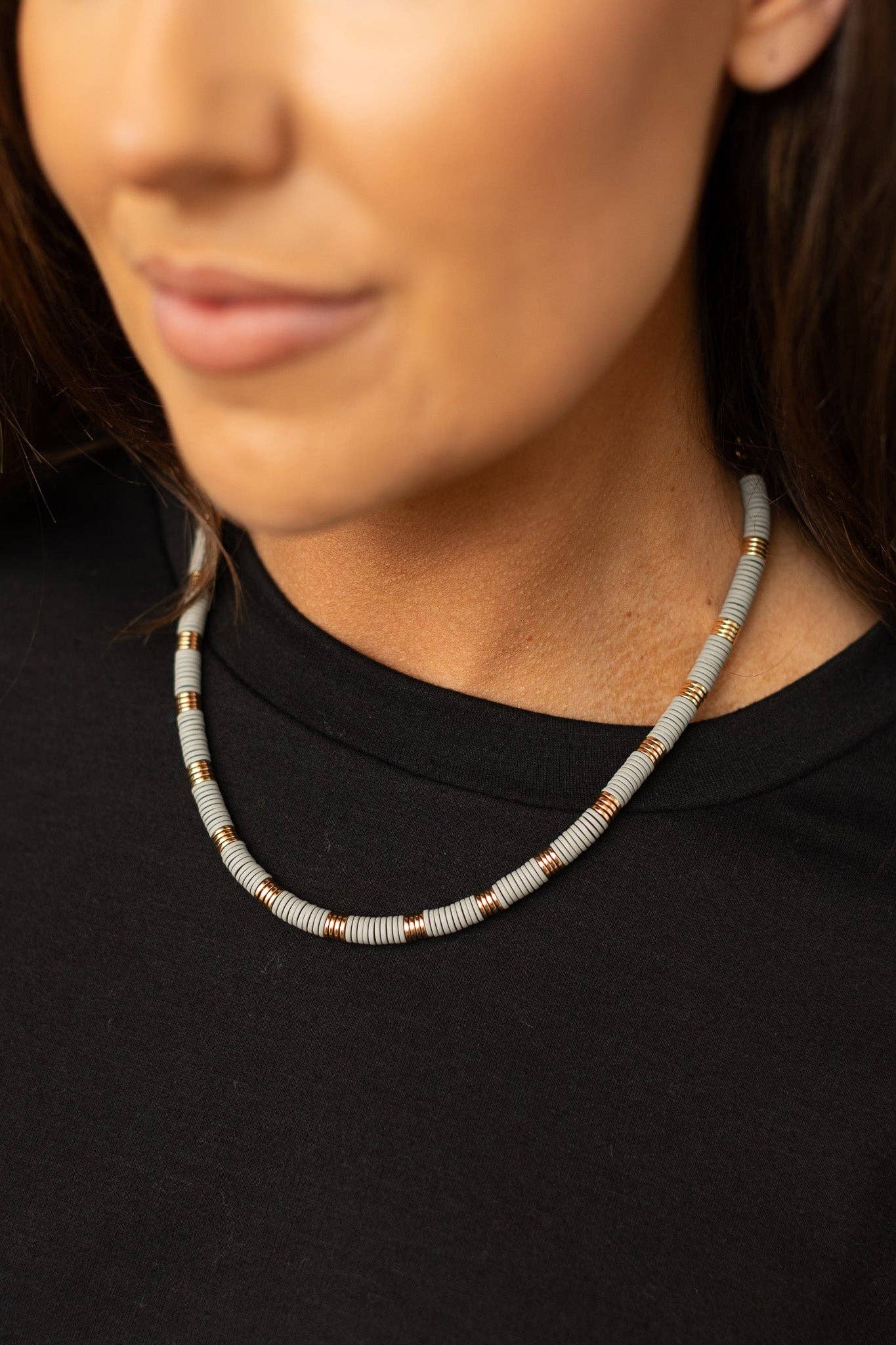 Grey Chocker Necklace