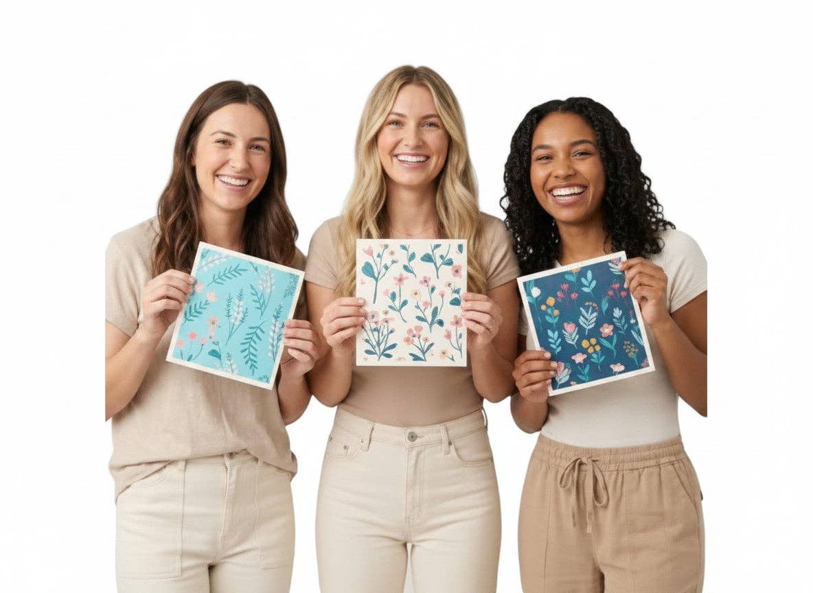 Harps & Seb Swedish Dishcloths - 5 Pack - Willow Bloom