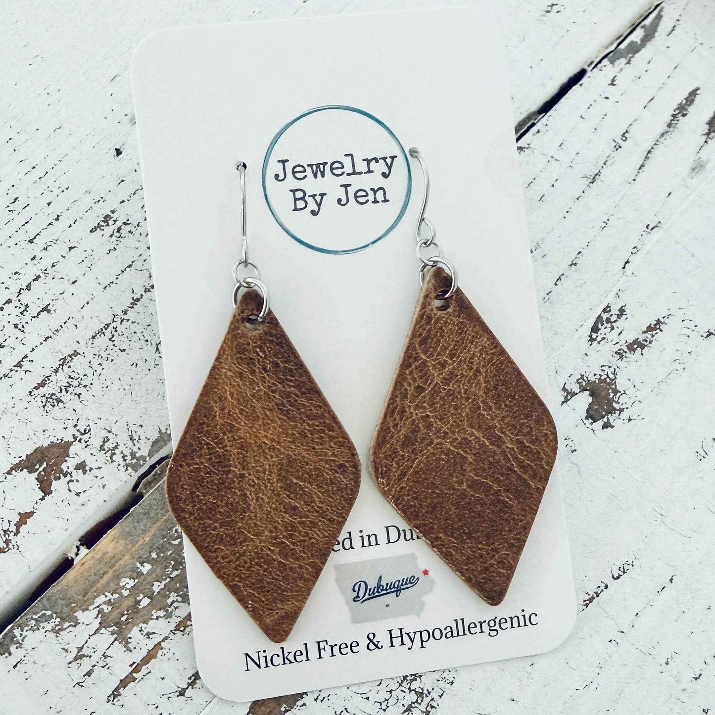Jewelry By Jen - Lora Earrings: Vintage Cowboy