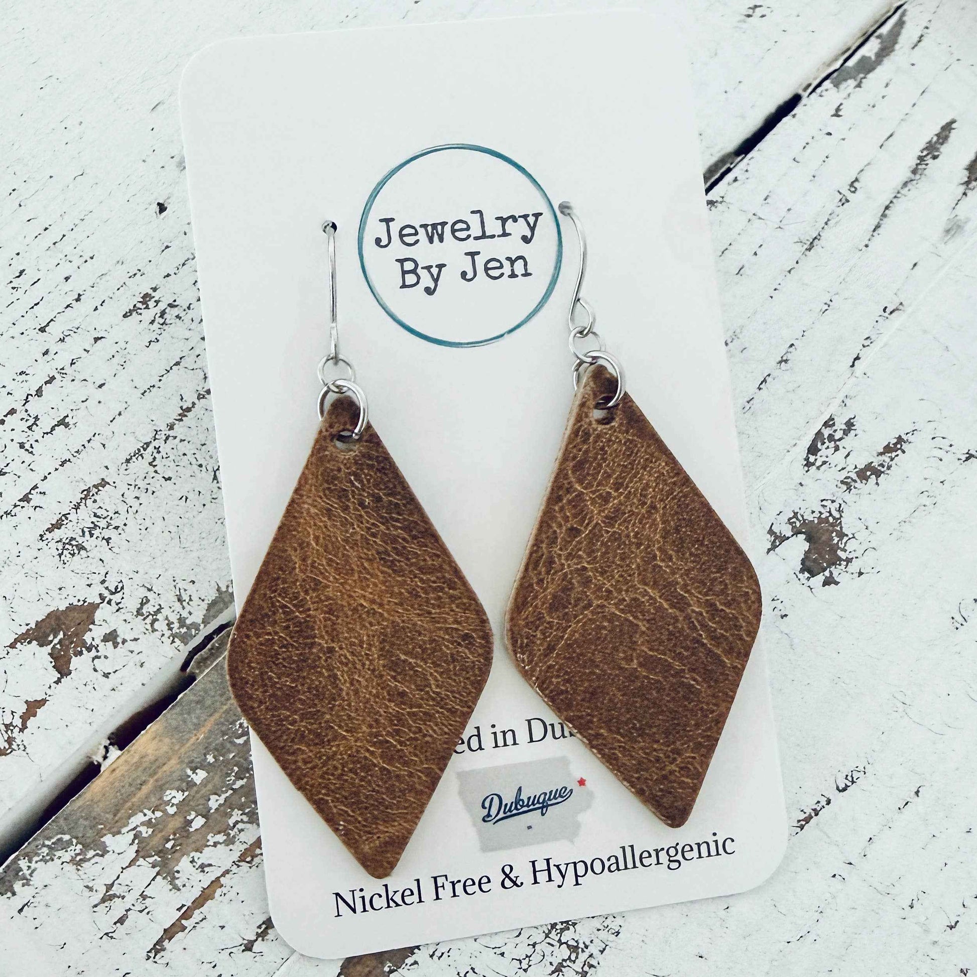 Jewelry By Jen - Lora Earrings: Vintage Cowboy