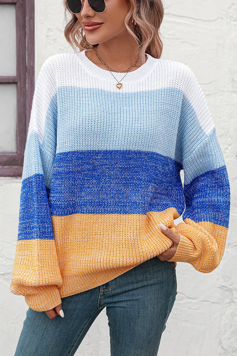 Ribbed Crewneck Sweater