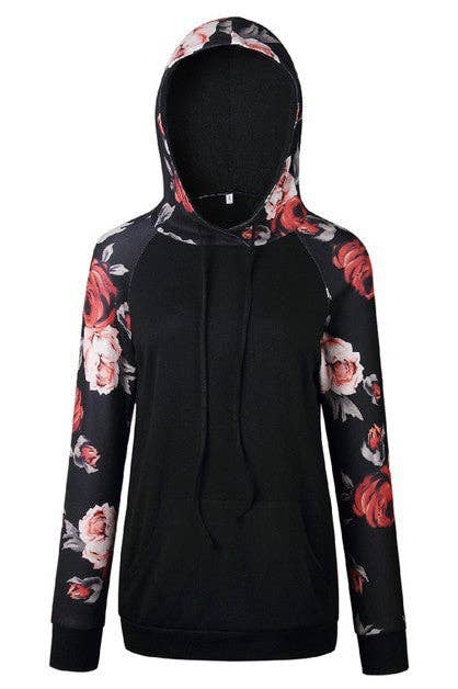 Floral Hoodie