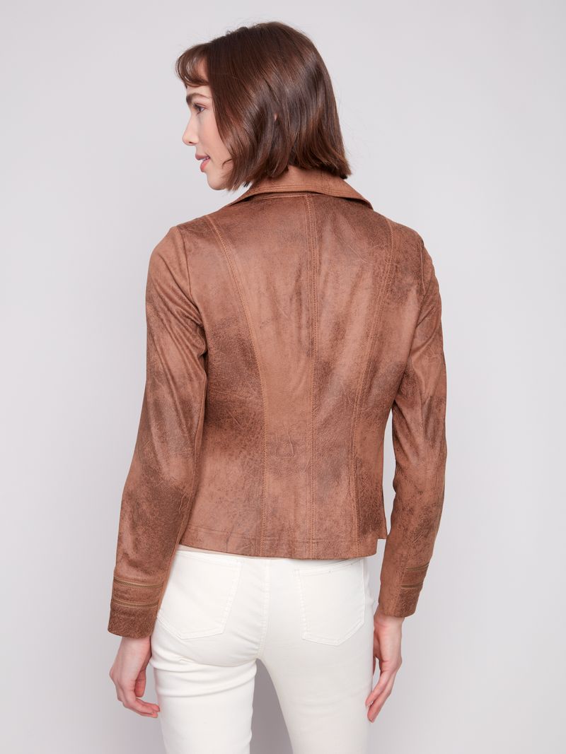 Vintage Faux Leather Jacket