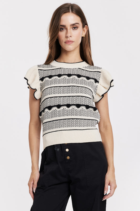 Bethany Cap Sleeve Sweater