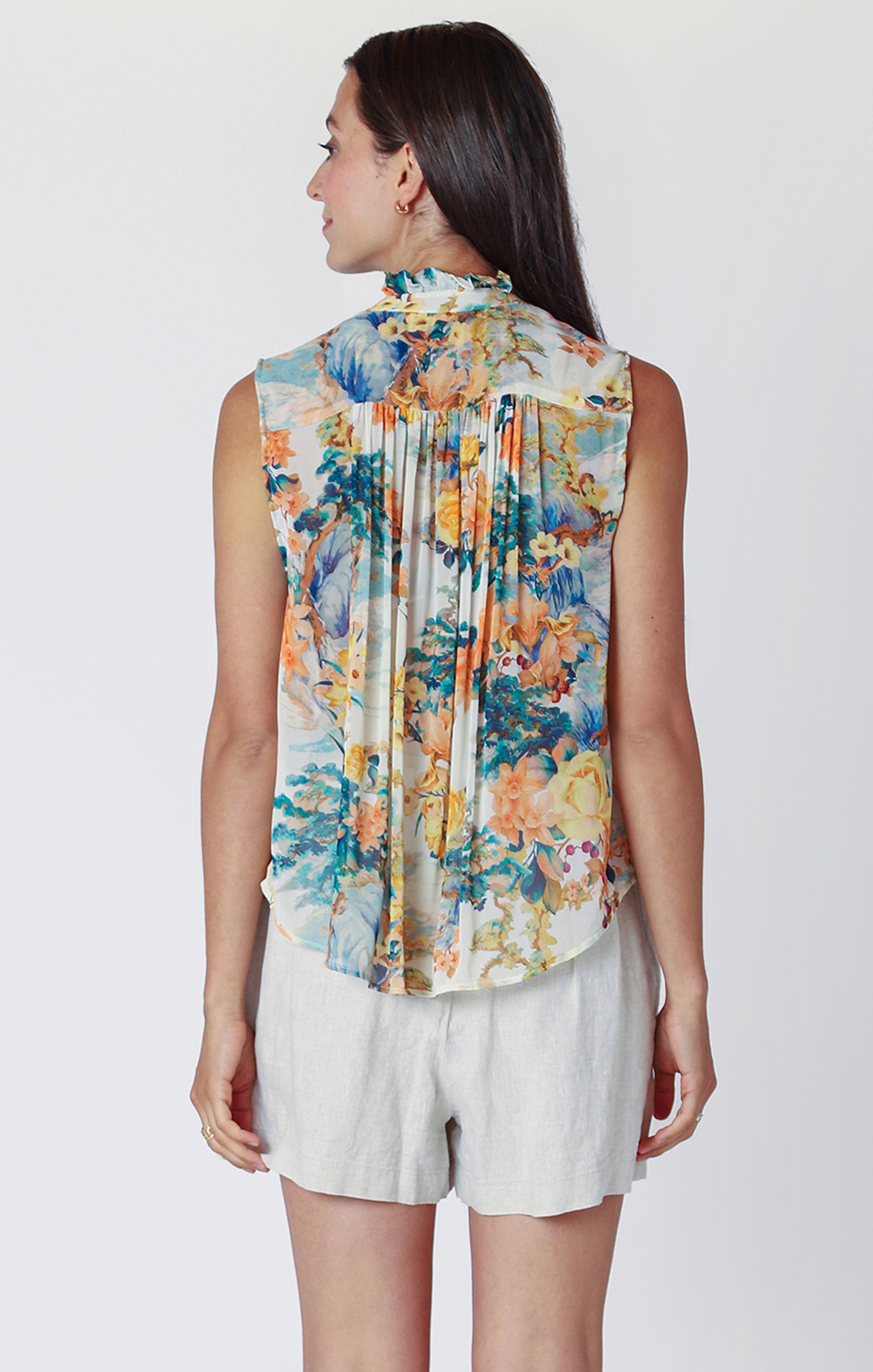 Button Front Blouse
