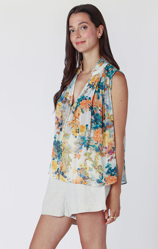 Button Front Blouse